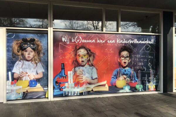 Verbouwing kinderbrillenwinkel