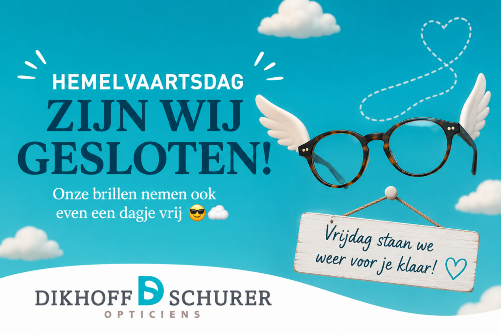 Hemelvaartsdag gesloten